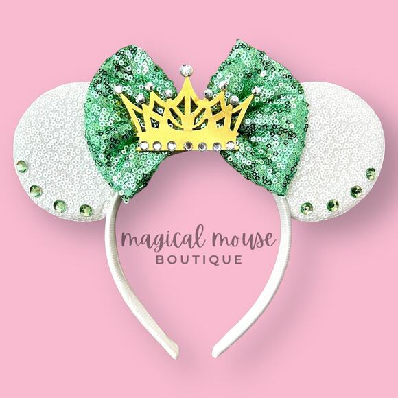 Princess Tiana Minnie Ears | Disney The Princess & the Frog-Inspired Mouse Ears - Picture 1 of 5